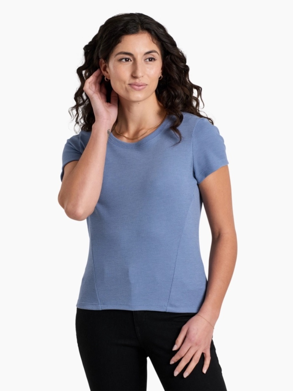 KÜHL Remi Short Sleeve shirt - Blue Cove - size Small